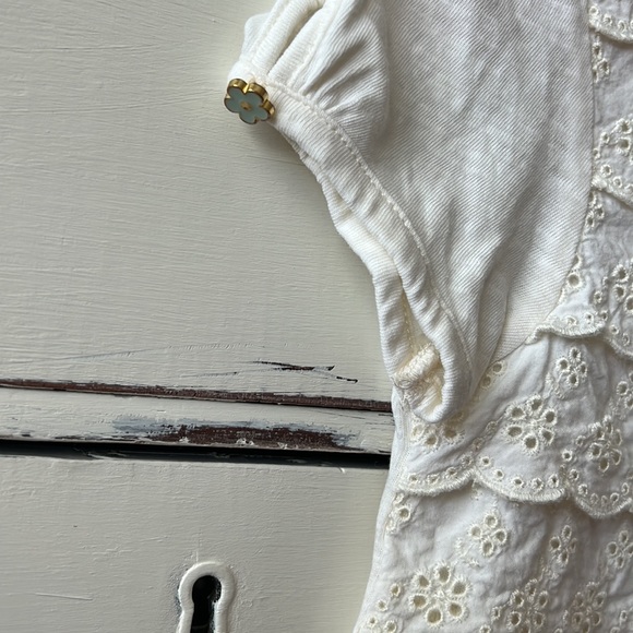 Matilda Jane Eyelet Ruffle Front Top - Picture 3 of 3